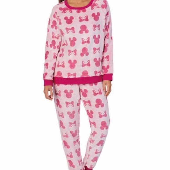 Disney Minnie Mouse Fleece Jogger Lounge XXL - Picture 1 of 10